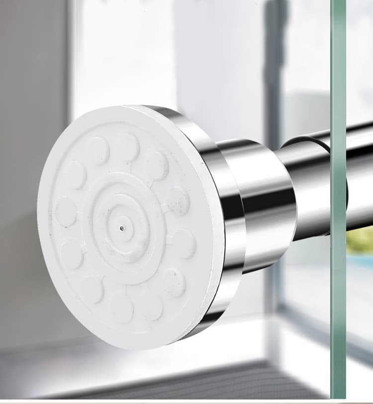 Extendable stainless steel telescopic curtain rod