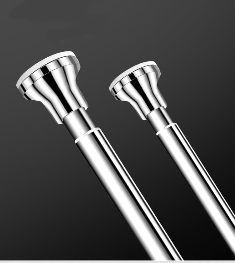 Telescopic Curtain Rod Extendable Cabinet Rod Stainless Steel