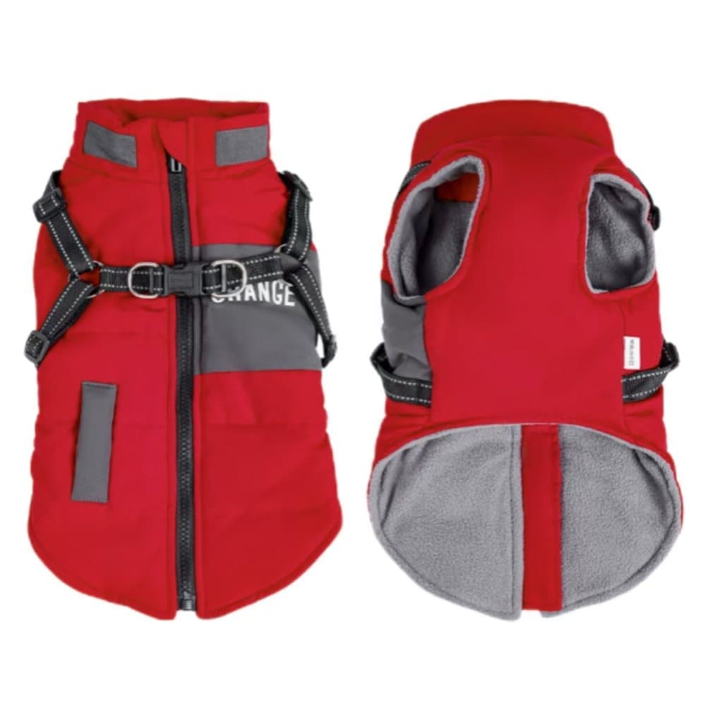 Warm Soft Winter Dog Vest Jacket with Stand Collar, Wind and Waterproof, Multiple Colors, , S M L XL