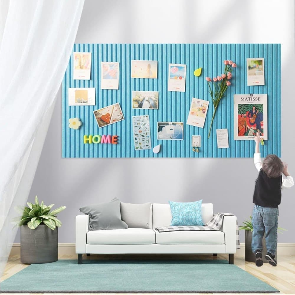 Blue Self-Adhesive Photo Board