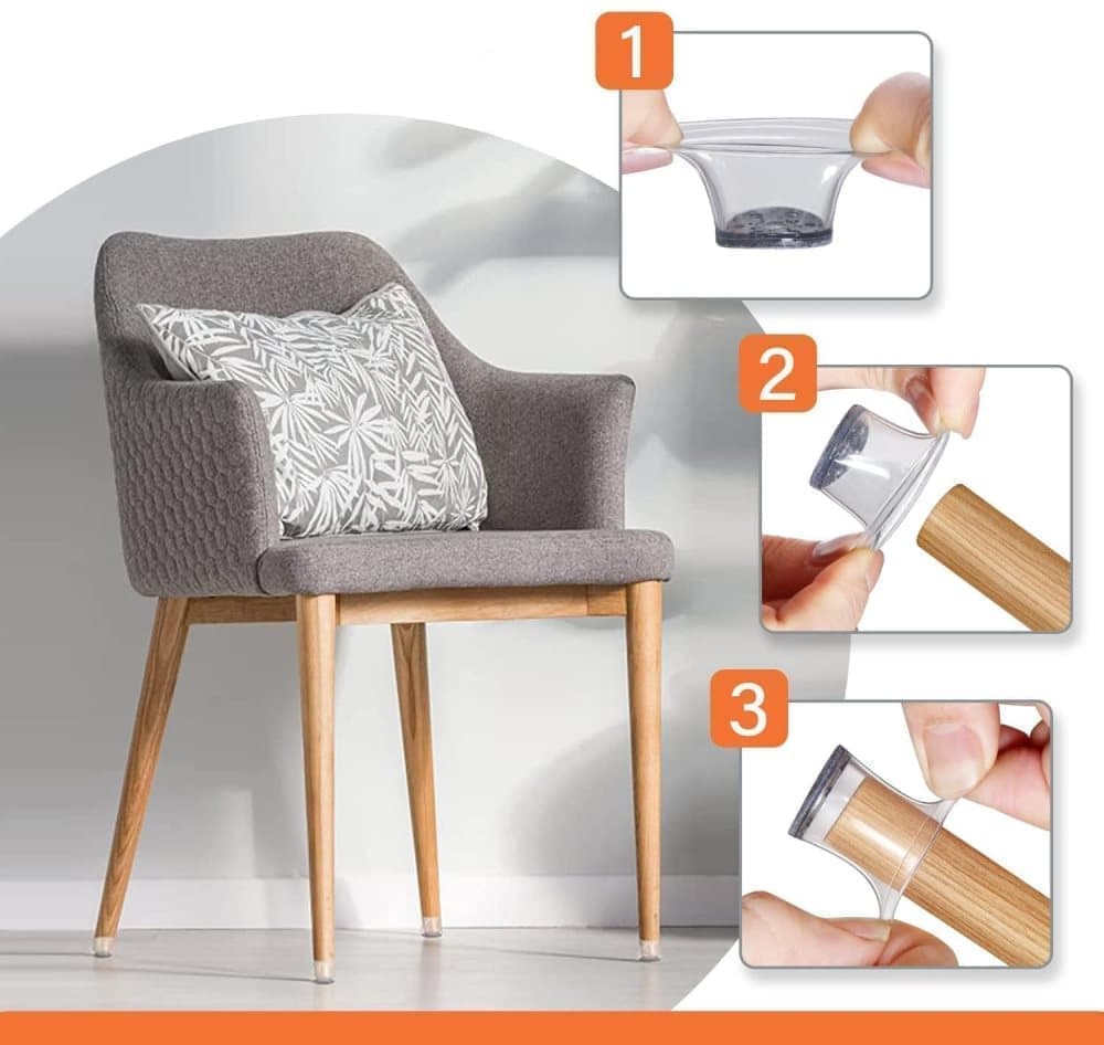 32pcs Furniture Leg Protectors with Felt