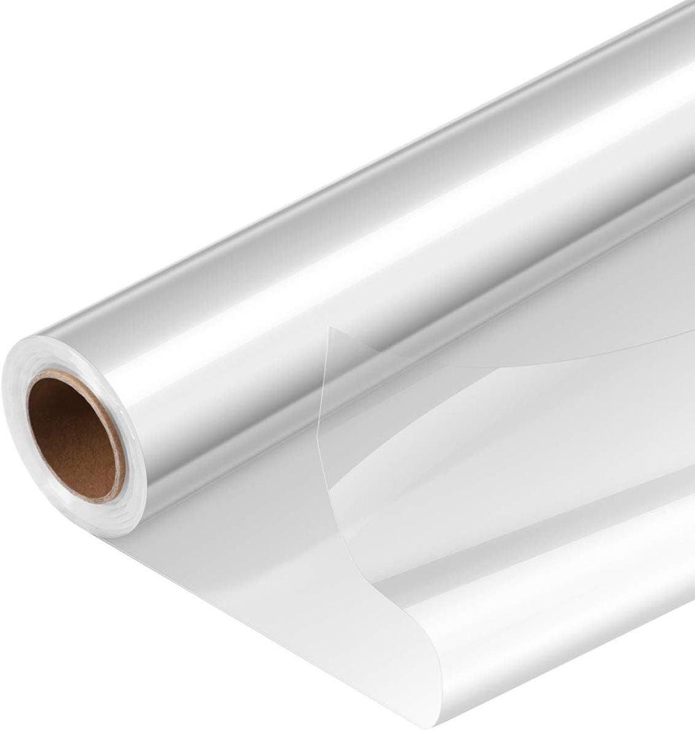 Transparent Wall Protection Film Static Adhesion Removable Durable Water and Oil Resistant Easy to Clean Furniture Foil Wall Decoration, 40 cm × 5 m