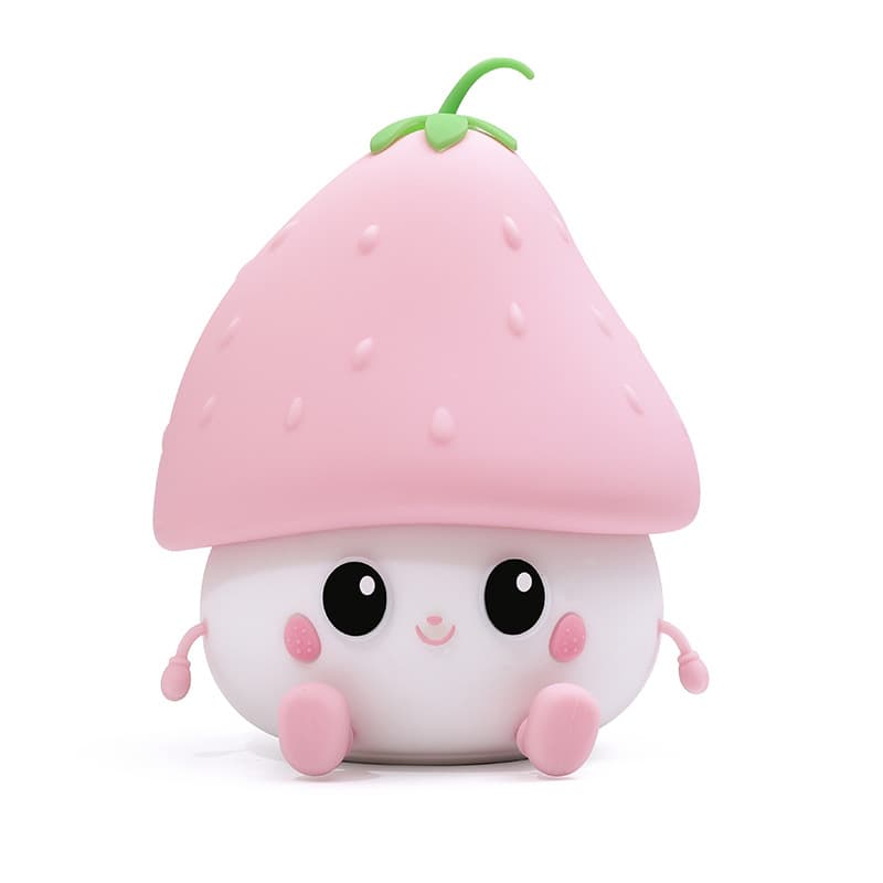 Sweet Strawberry LED Night Light USB Rechargeable Dimmable for Kids Baby Girls Sweet Strawberry LED Night Light USB Rechargeable Dimmable for Kids Baby Girls
