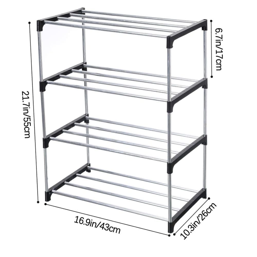 3-Tier Stackable Shoe Rack