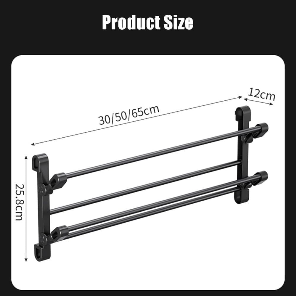 Wall-Mounted Folding Shoe Rack