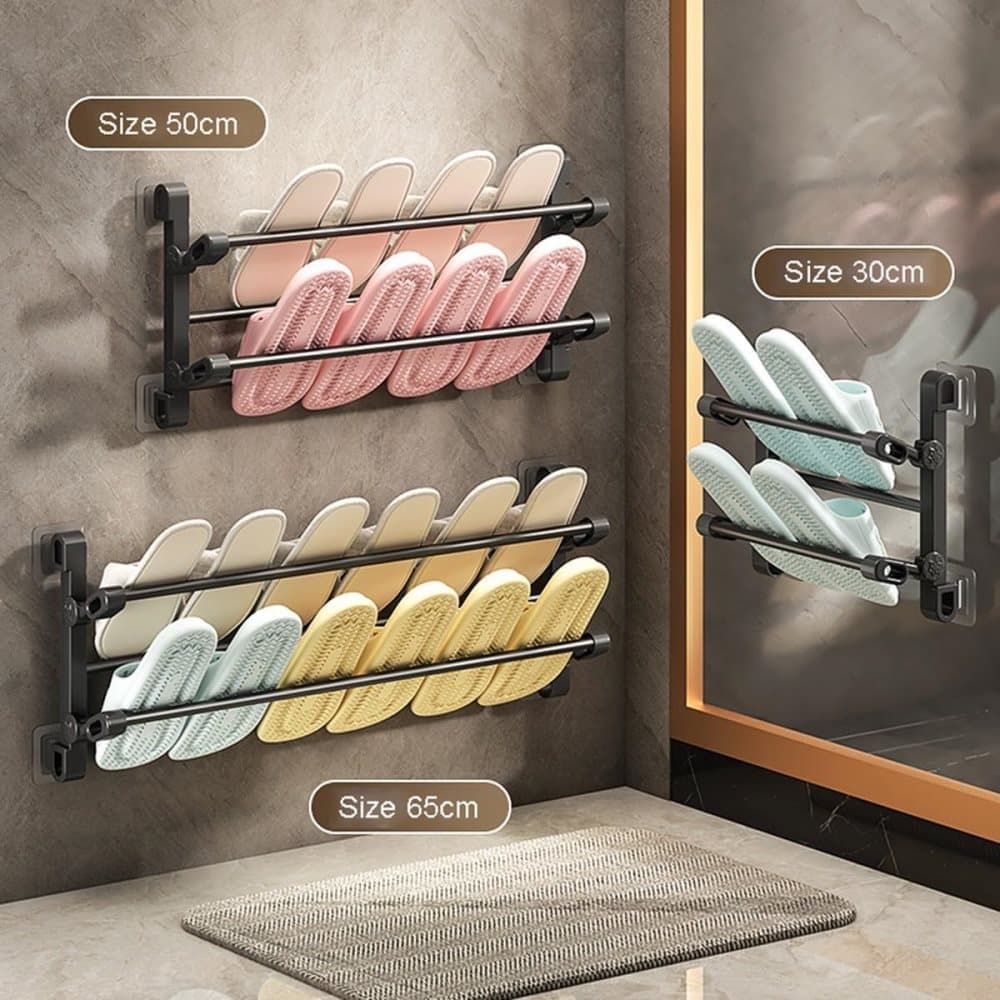 Wall-Mounted Folding Shoe Rack