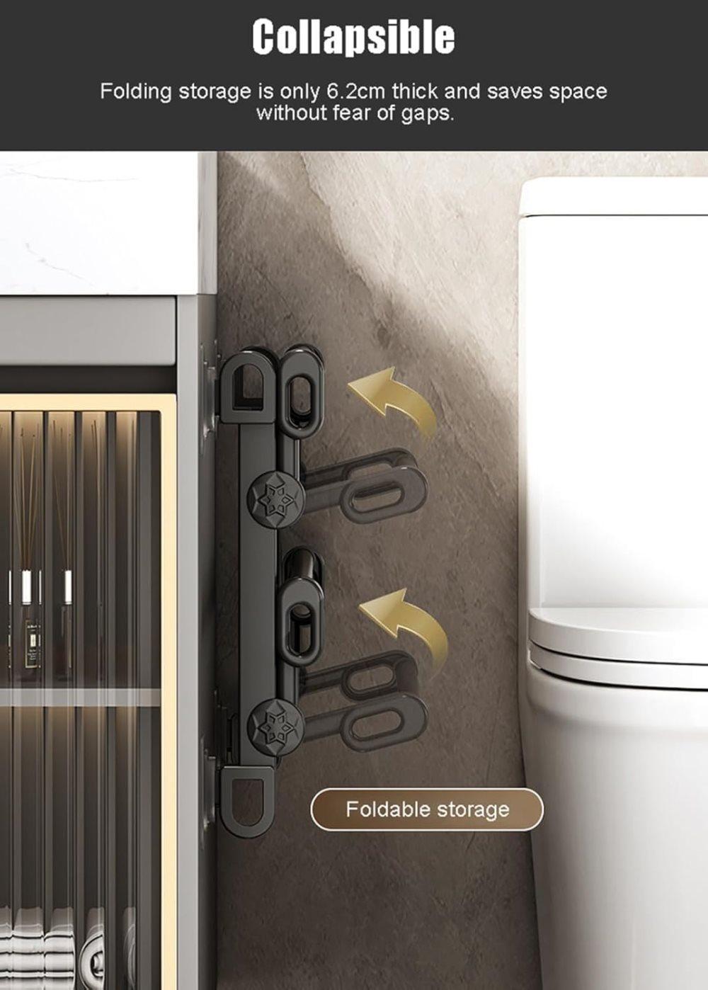 Wall-Mounted Folding Shoe Rack