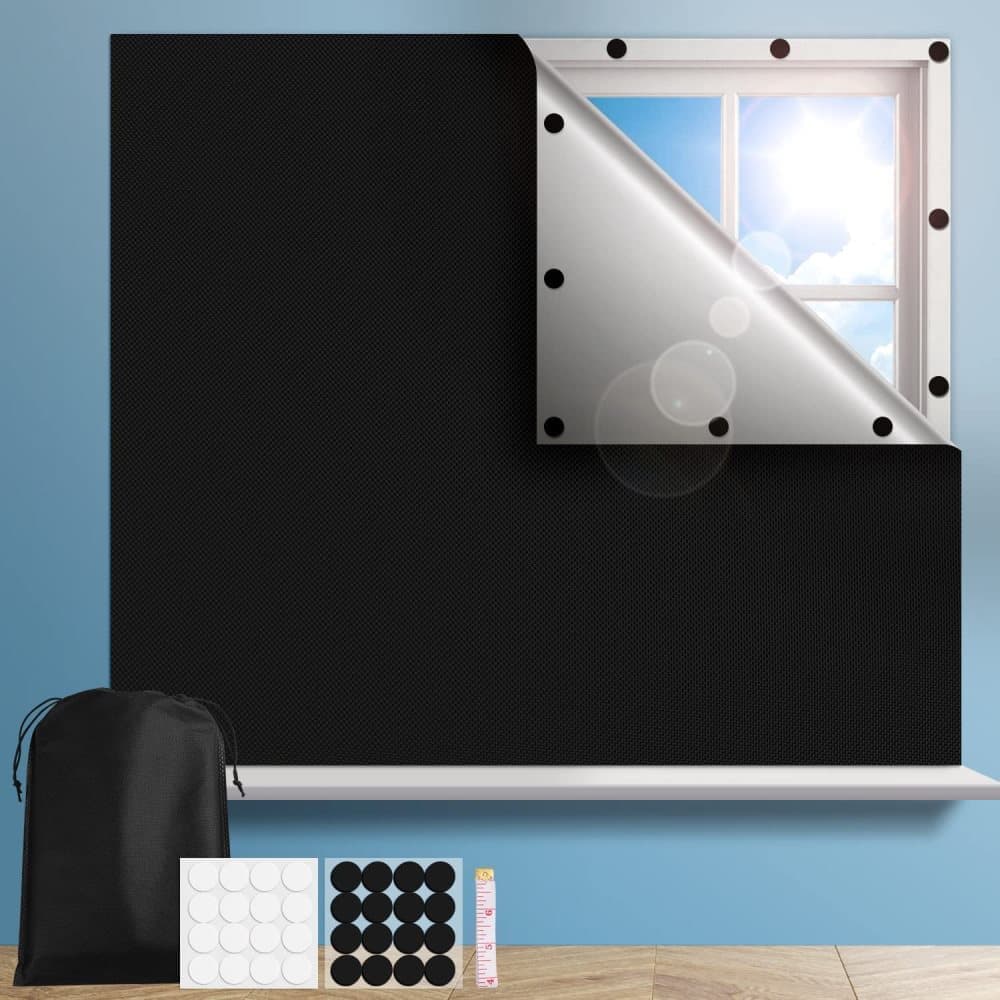 Blackout Curtain 100x145cm with Suction Cups Blackout Curtain 100x145cm with Suction Cups