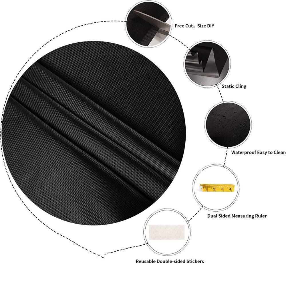Blackout Curtain 145x250cm with Suction Cups