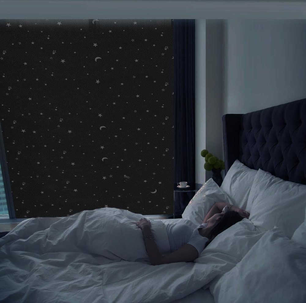 Blackout Curtain DIY Portable No-Drill UV Protection