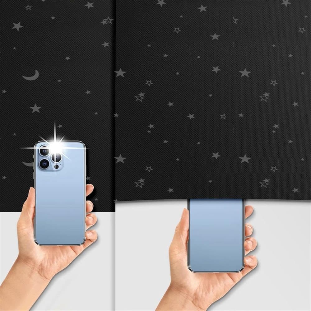 Blackout Curtain DIY Portable No-Drill UV Protection