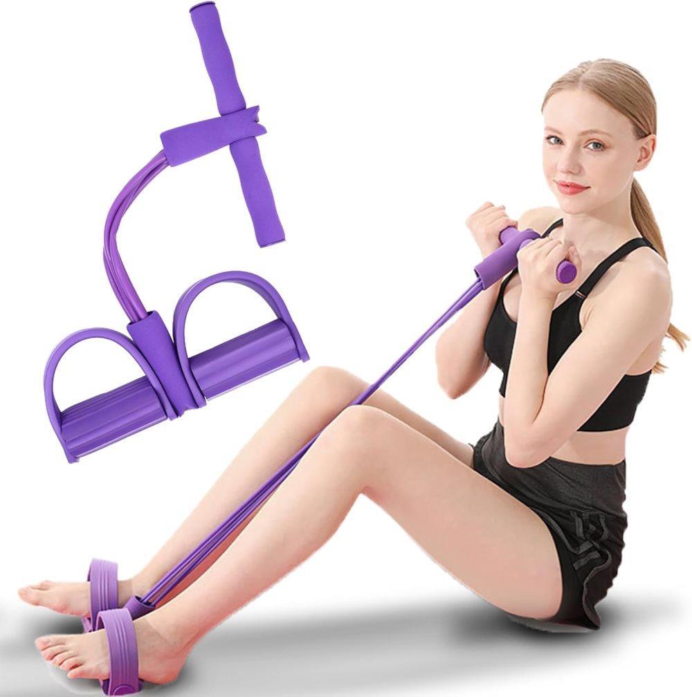Purple Abdominal Trainer Exercise Band for Sit-Up Training Purple Abdominal Trainer Exercise Band for Sit-Up Training