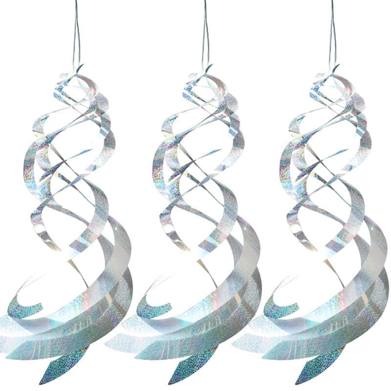 3 pcs Reflective Scarecrow for Garden and Balcony 3 pcs Reflective Scarecrow for Garden and Balcony