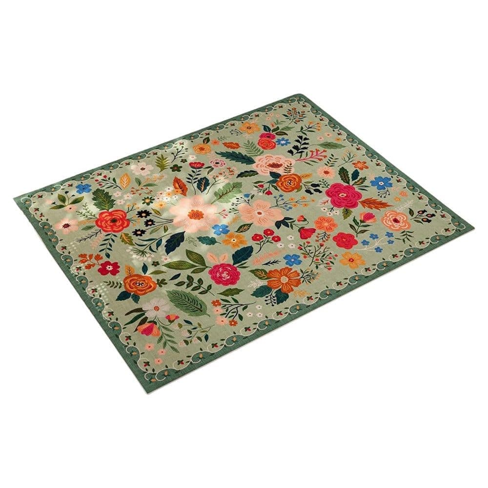 Bohemian Floral Doormat Non-slip Absorbent Dirt-Resistant Machine Washable for Bathroom Hallway and Kitchen