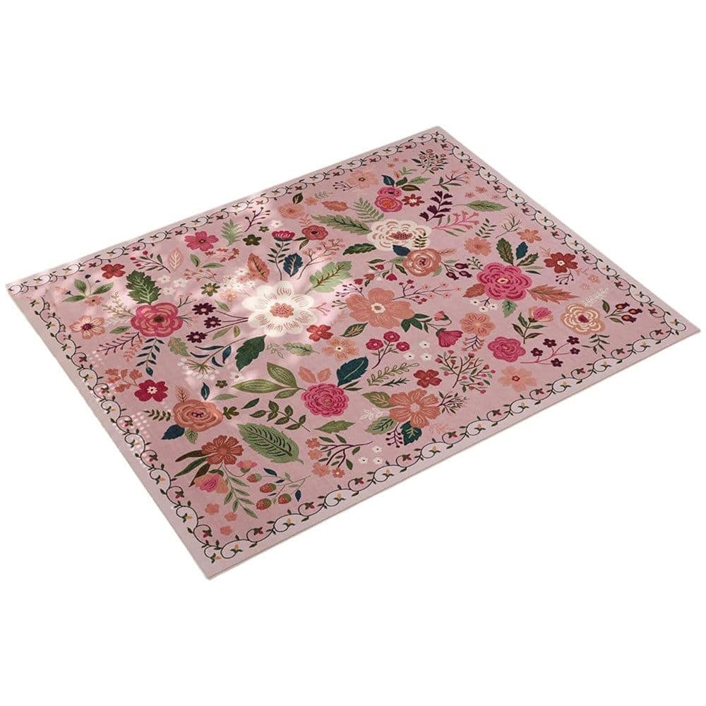 Non-Slip Bohemian Floral Doormat Absorbent Dirt-Resistant Machine Washable for Bathroom Hallway and Kitchen