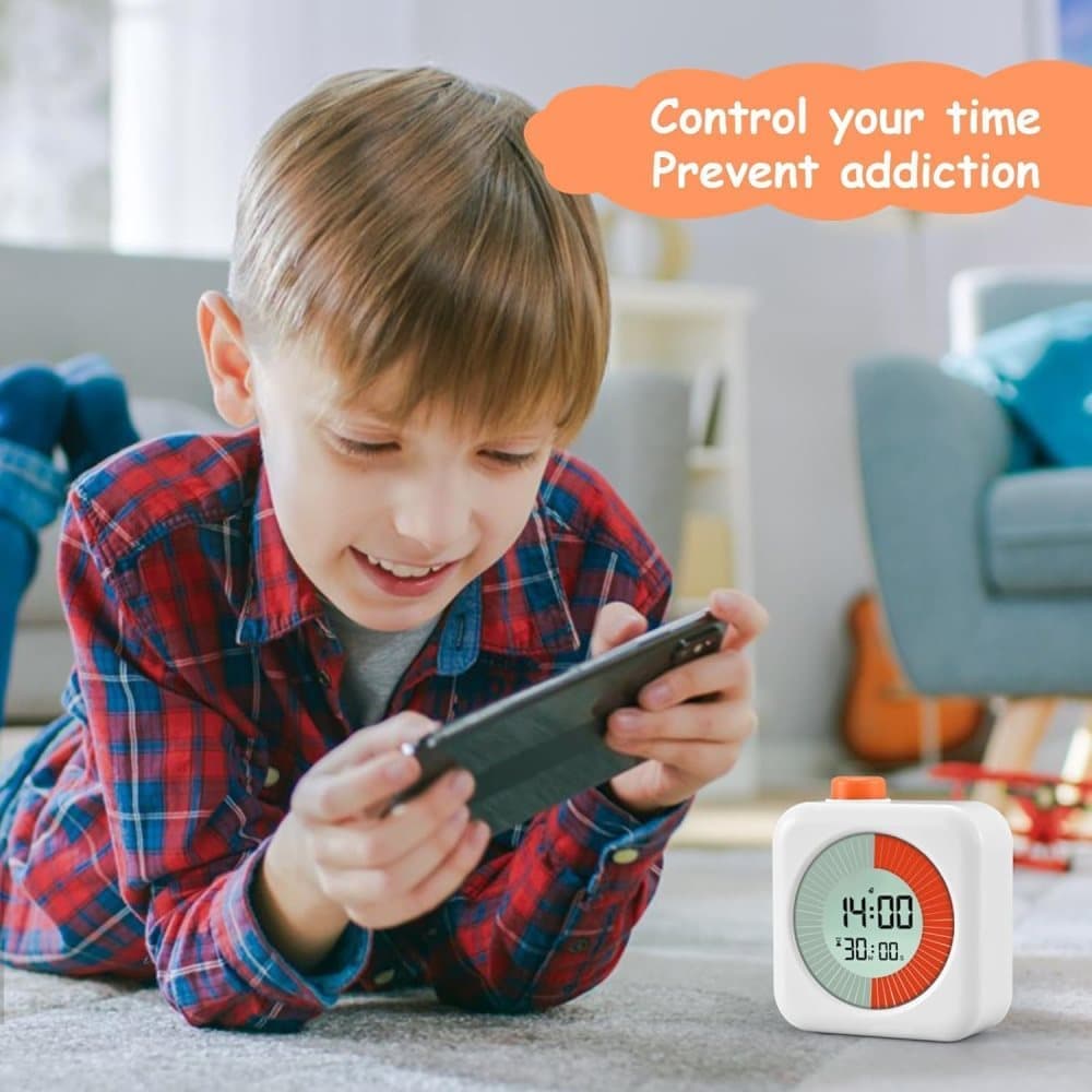 60 Minutes Digital 3-in-1 Timer with Clock and Alarm