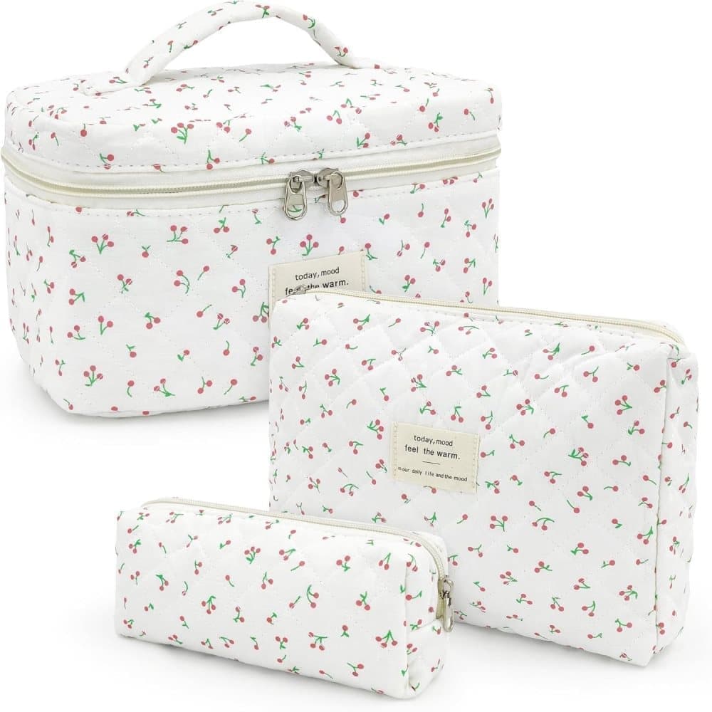 3-Pack Large Toiletry Bag, Size B