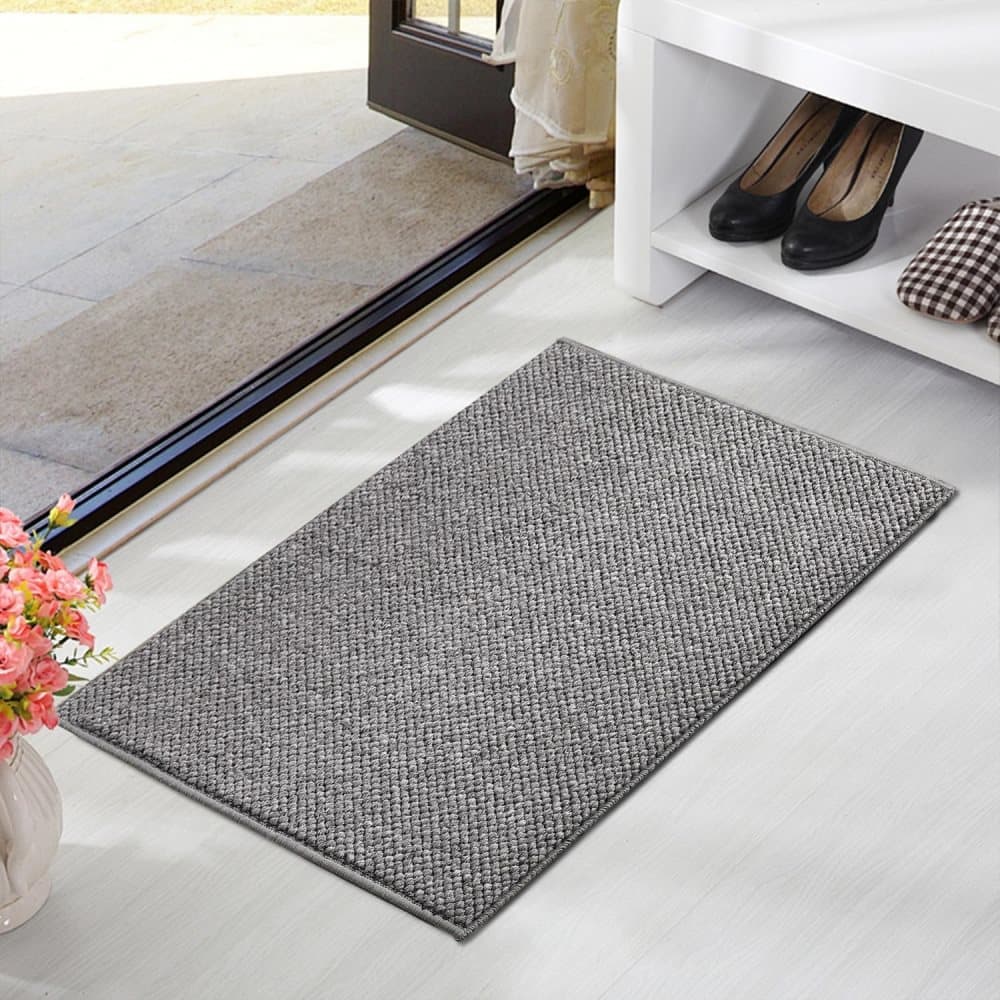 60x90cm Jute Doormat for Indoor Outdoor Use Non Slip Dust Resistant Quick Absorbing