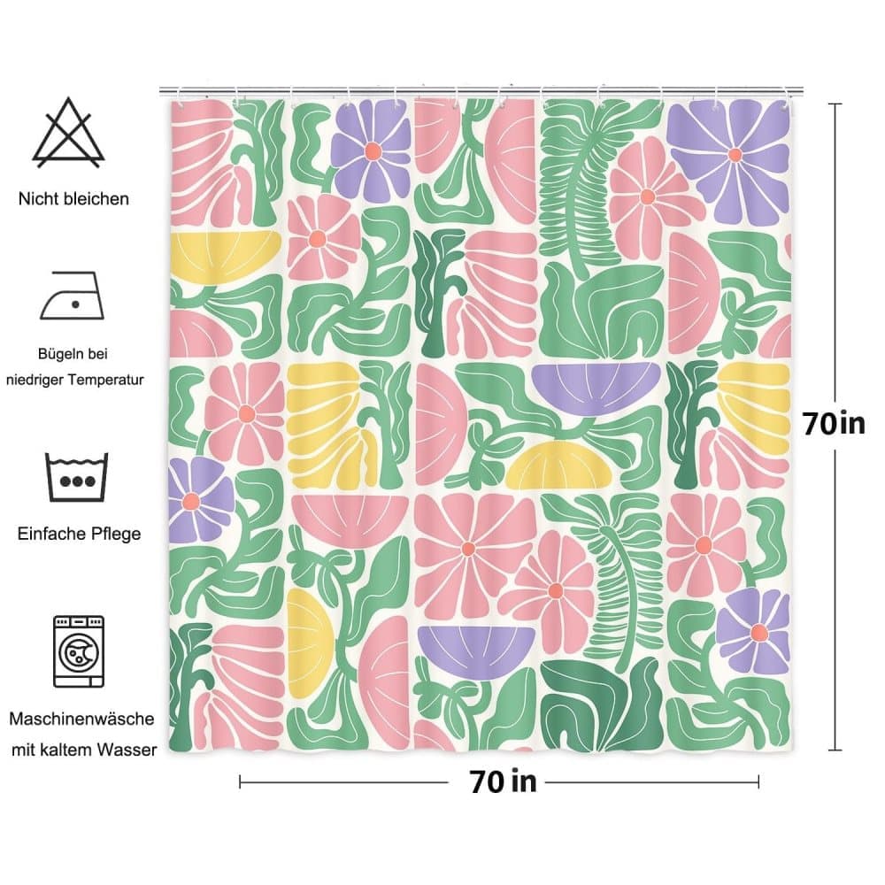 Bohemian Shower Curtain 180x180 cm