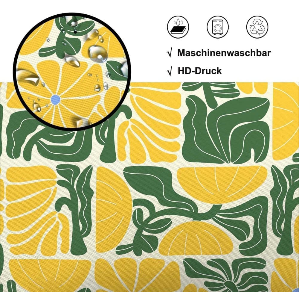 Bohemian Shower Curtain with 12 Hooks
