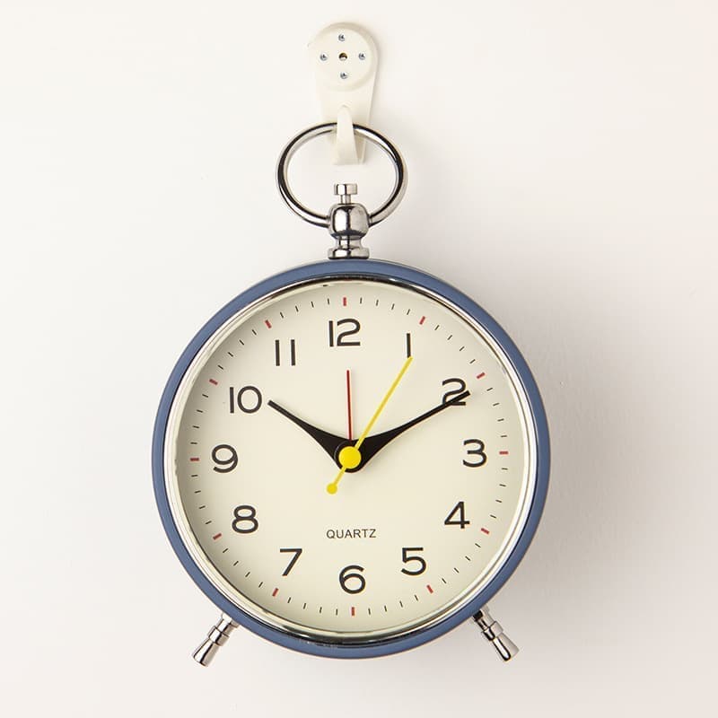 Silent Analog Alarm Clock with Snooze Button