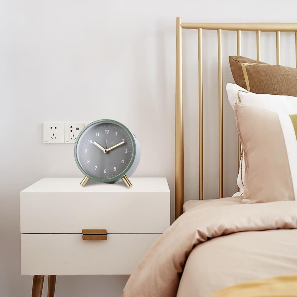Silent Alarm Clock with Night Light and Backlight