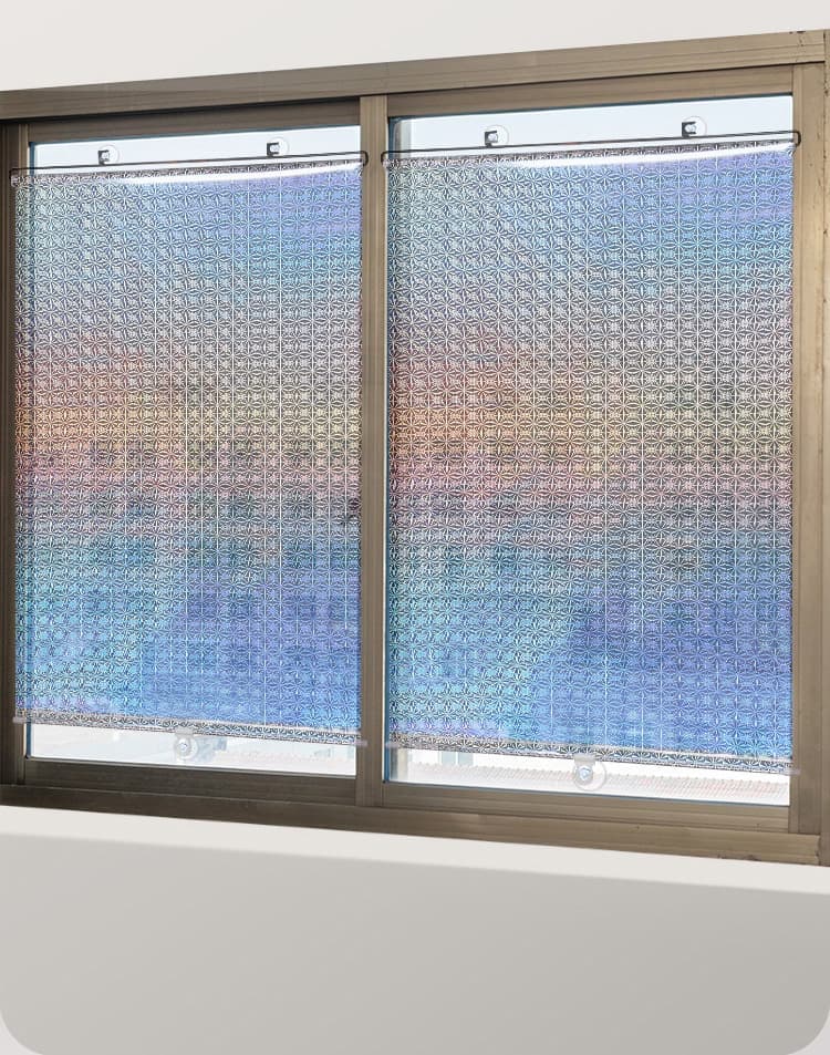 Blackout Curtain with Suction Cups