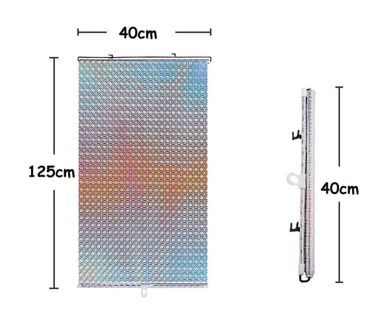 Removable Blackout Curtain with Suction Cups