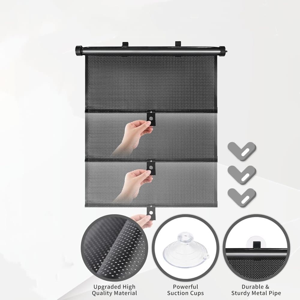 Blackout Curtain with Suction Cups