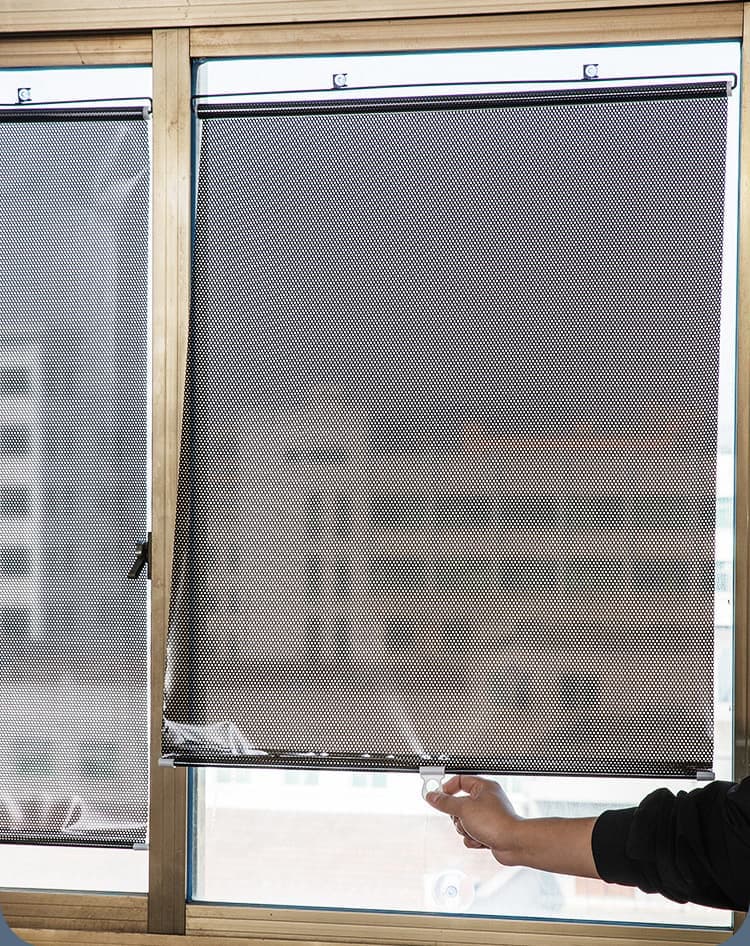 Blackout Curtain with Suction Cups