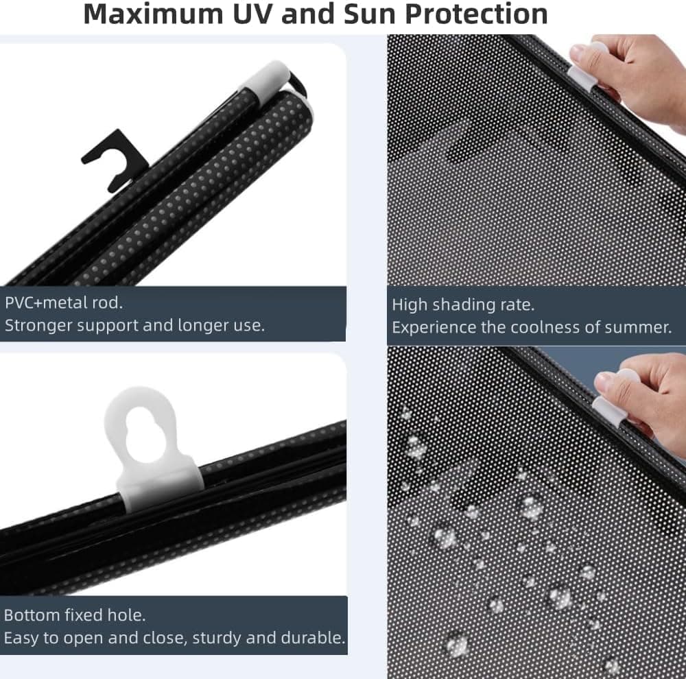 Blackout Curtain with Suction Cups