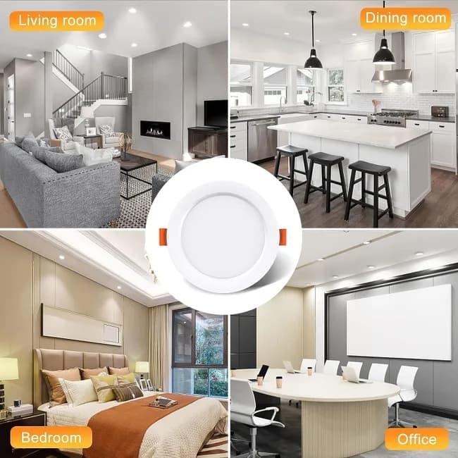 8 pcs LED Spotlight Waterproof IP44 Neutral White Light 4000K