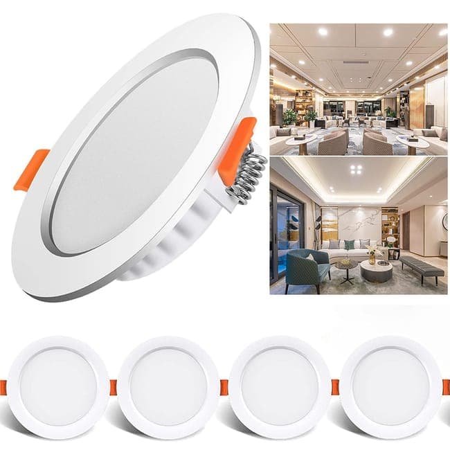 4 pcs LED Spotlight Waterproof IP44 Neutral White Light 4000K 4 pcs LED Spotlight Waterproof IP44 Neutral White Light 4000K