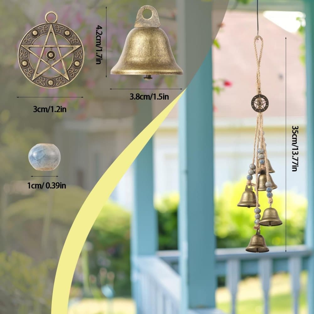 Outdoor Metal Wind Chime with Pleasant Sound
