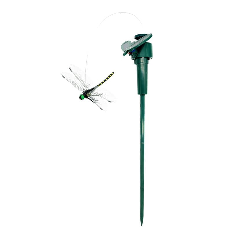 3 pcs Solar Powered Dragonfly Clips Insect Repellent Garden Decoration