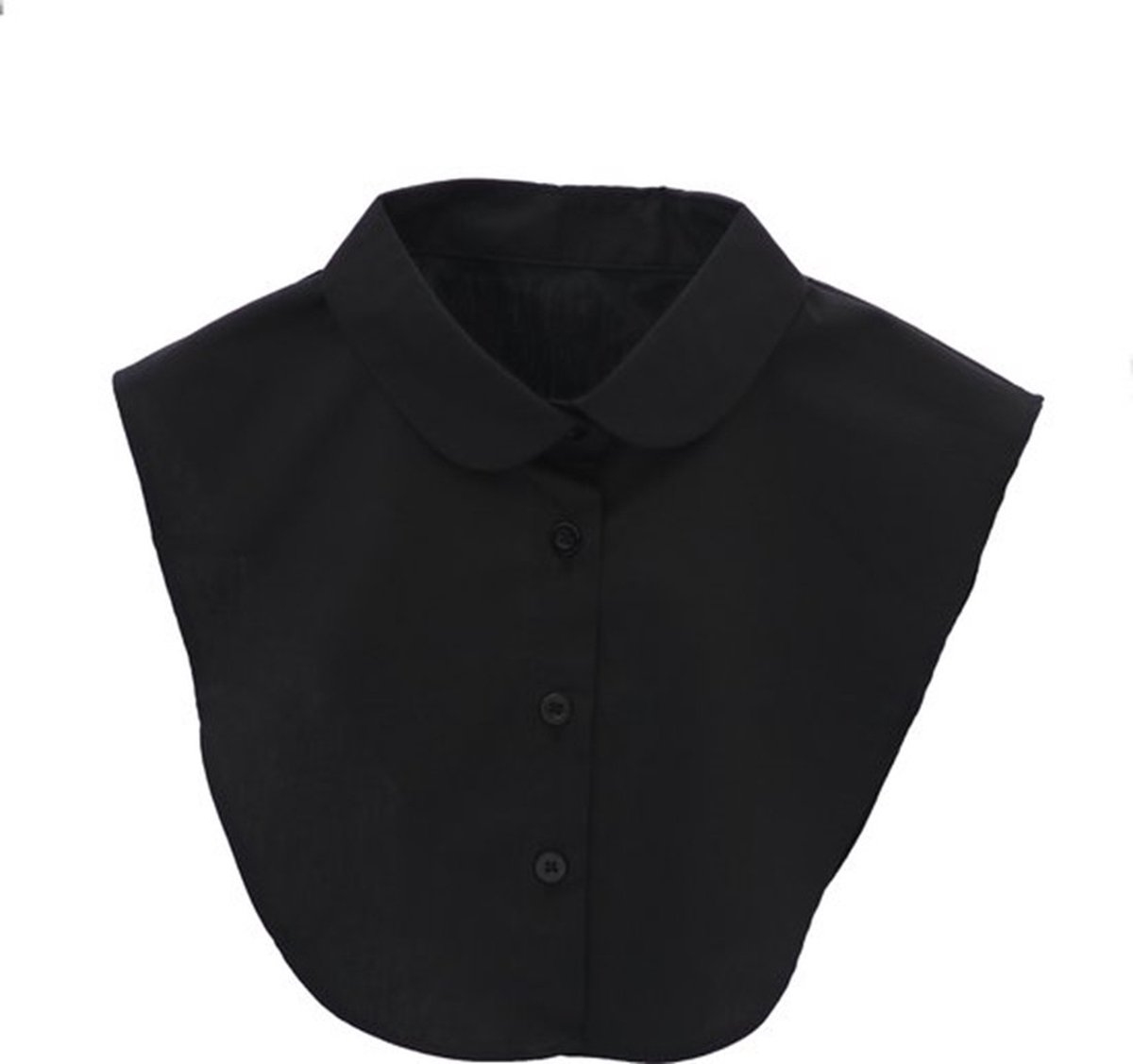 Loose blouse collar black