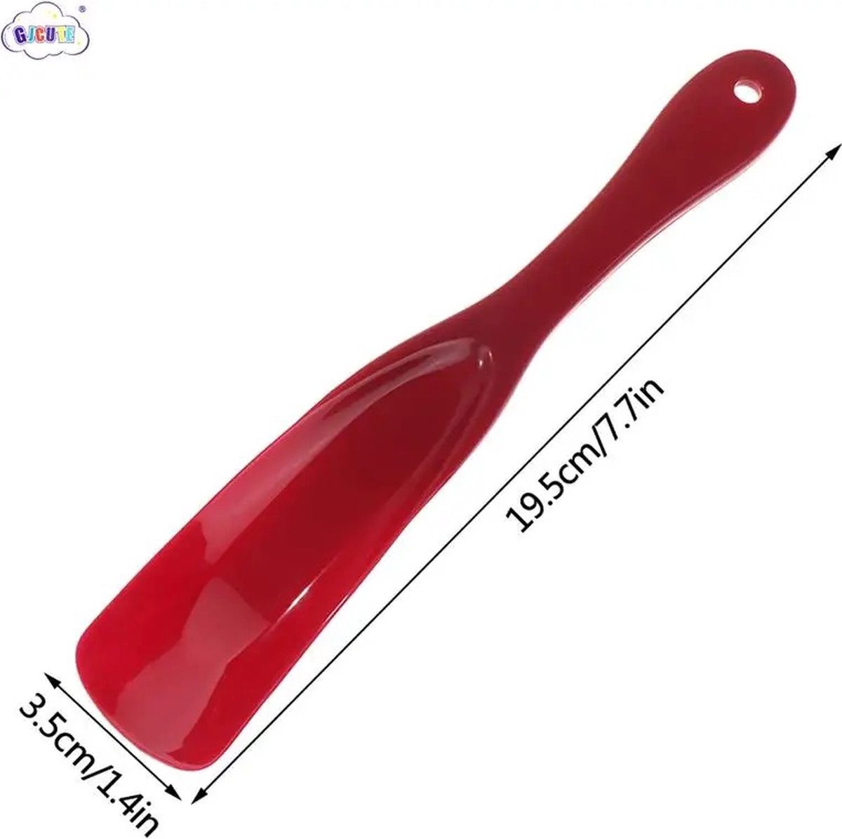 Spoon-shaped shoehorn