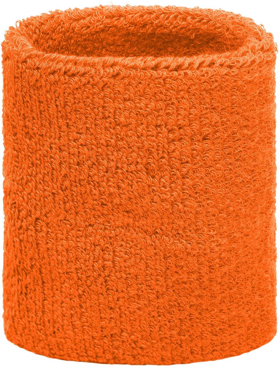 Orange sweatband for wrist Orange sweatband for wrist