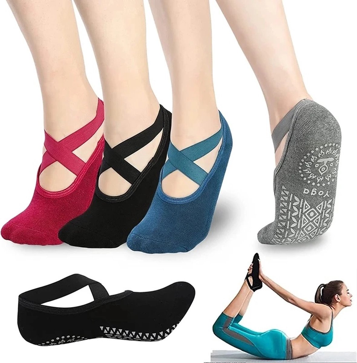 Closed Toe Yoga Socks Closed Toe Yoga Socks