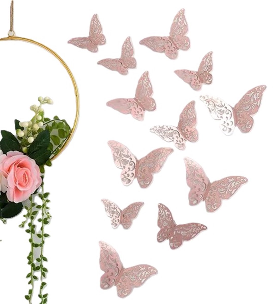3D Wall Decoration Butterflies 12 Pieces 3D Wall Decoration Butterflies 12 Pieces