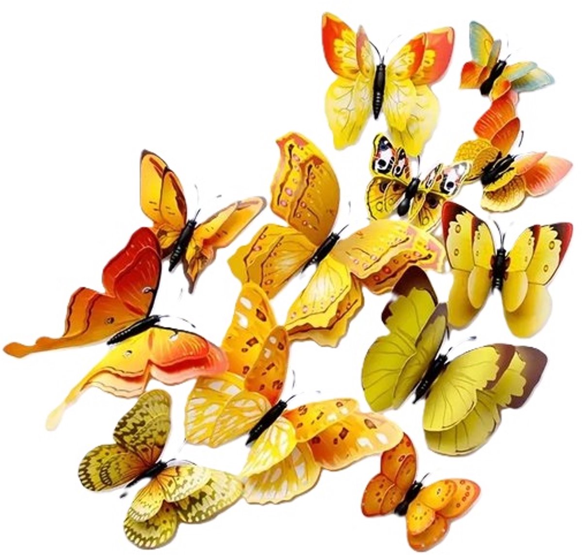 3D Wall Decoration Butterflies 12 Pieces 3D Wall Decoration Butterflies 12 Pieces