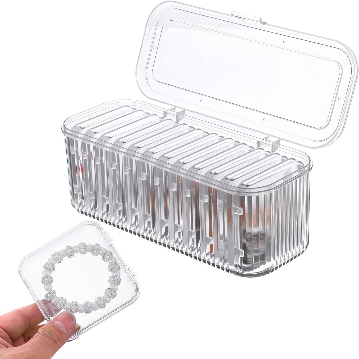 Jewelry Organizer - Travel Jewelry Organizer - 12 Compartments for Bracelets Jewelry Organizer - Travel Jewelry Organizer - 12 Compartments for Bracelets