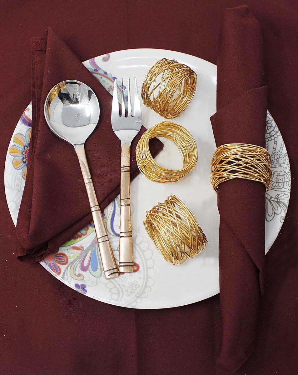 Napkin Rings - 12x Napkin Ring - Halloween - Christmas - Refined Napkin Buckles - Napkin rings table decoration - Table decoration - Wedding decoration - Table accessory - for Home /Restaurant /Cafe /Party /Festival /Christmas /Halloween /Christmas