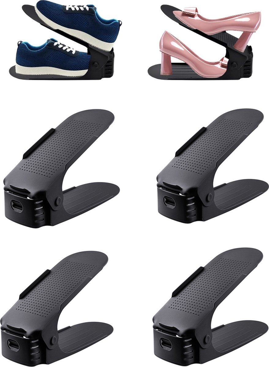 Shoe Storage System - 4 Pieces - Shoe Storage - Shoe Rack - Shoe Cabinet - Shoe Organizer - Storage System - Adjustable - Shoe Rack Shoe Cabinet - Black Shoe Storage System - 4 Pieces - Shoe Storage - Shoe Rack - Shoe Cabinet - Shoe Organizer - Storage System - Adjustable - Shoe Rack Shoe Cabinet - Black
