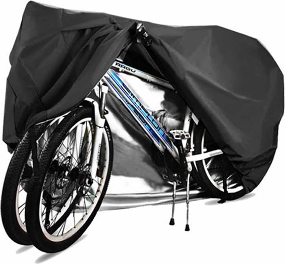 Universal Bike Cover for All Bikes - Waterproof Ultra Strong Oxford - Bike Cover for 1 / 2 Bikes - Bike Protective Cover - Bicycle Cover - Electric Bike, Mountain Bike, Etc - Black - For Bike Carrier and Storage