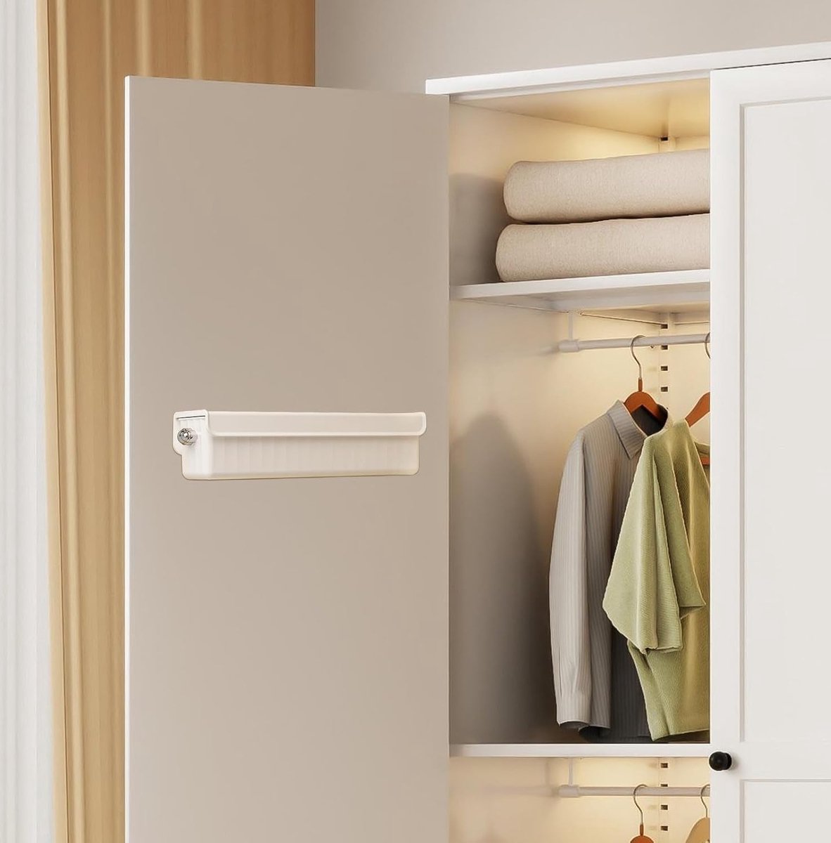 Underwear Storage Boxes - 2 Pieces - Organizer - Drawer Organizer - Storage System - Clothing Organizer - Closet Organizer - For Wardrobe - Storage Basket - Storage Box - For Bras/Underwear/Socks/Ties - Wall Mounted - Durable - Space-Saving