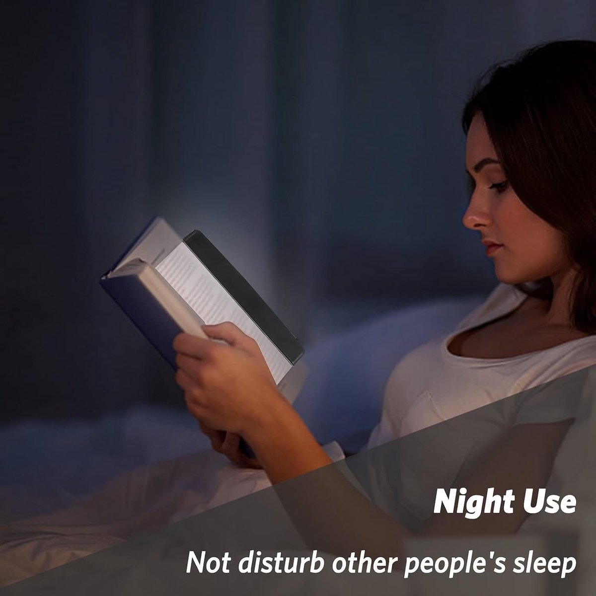 reading light for book - reading light - bookmark Book lamp - reading light for in bed - flat reading light - flexilight reading light - Battery operated (Requires 3 AA batteries