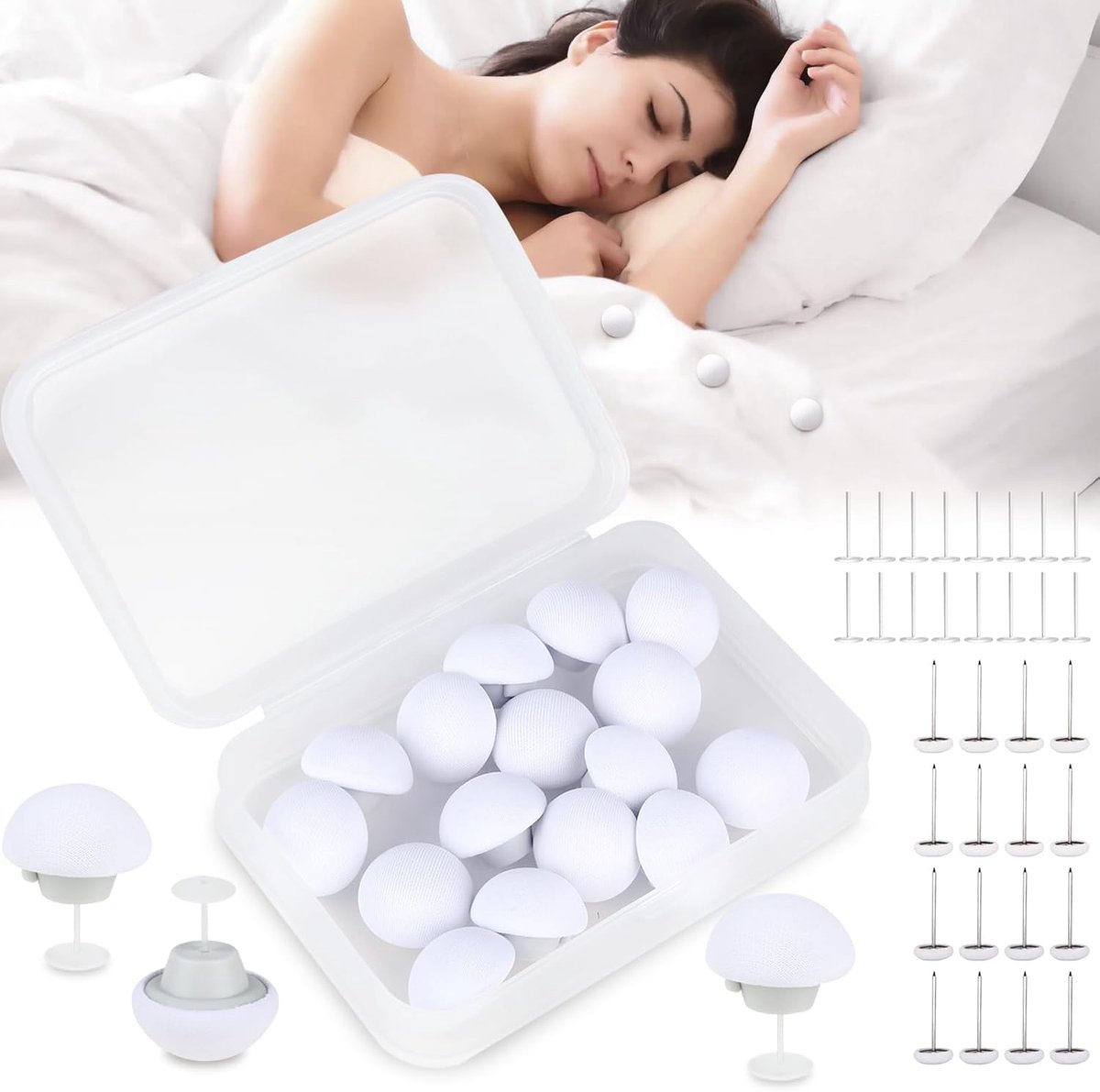 Duvet Clips - 16 Pieces - Duvet Threader - Sturdy Duvet Clips - Duvet Cover Tie - Clips - Duvet Pegs - Thick Duvet Clip for Sheet - Quilt Clips - Duvet Clamps - Bedding Fastening Accessories - White Duvet Clips - 16 Pieces - Duvet Threader - Sturdy Duvet Clips - Duvet Cover Tie - Clips - Duvet Pegs - Thick Duvet Clip for Sheet - Quilt Clips - Duvet Clamps - Bedding Fastening Accessories - White