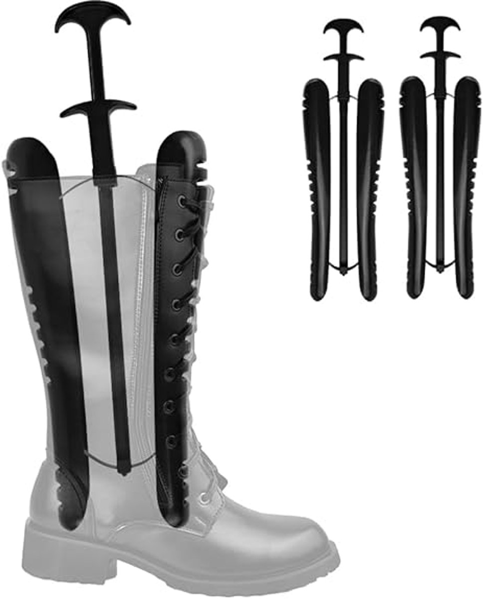 Boot Trees - 2 Pieces - boot trees - Adjustable Shoe Stretcher - Boot Holder Riding Boots - boot stretcher - Stretcher - Women%27s Boot - Shoe Shaper - knee-high boot trees - shaping insoles - Black Boot Trees - 2 Pieces - boot trees - Adjustable Shoe Stretcher - Boot Holder Riding Boots - boot stretcher - Stretcher - Women%27s Boot - Shoe Shaper - knee-high boot trees - shaping insoles - Black