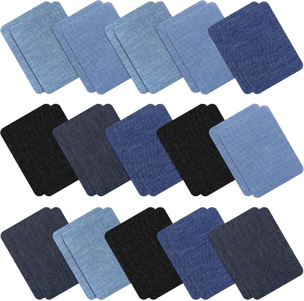 Clothing Repair Patches - 30 Pieces - self-adhesive jeans patches - Repair a hole in clothing - iron-on patches for clothing repair - Repair - clothing repair for jeans - patch - repair cloth - iron-on for denim jeans repair Clothing Repair Patches - 30 Pieces - self-adhesive jeans patches - Repair a hole in clothing - iron-on patches for clothing repair - Repair - clothing repair for jeans - patch - repair cloth - iron-on for denim jeans repair
